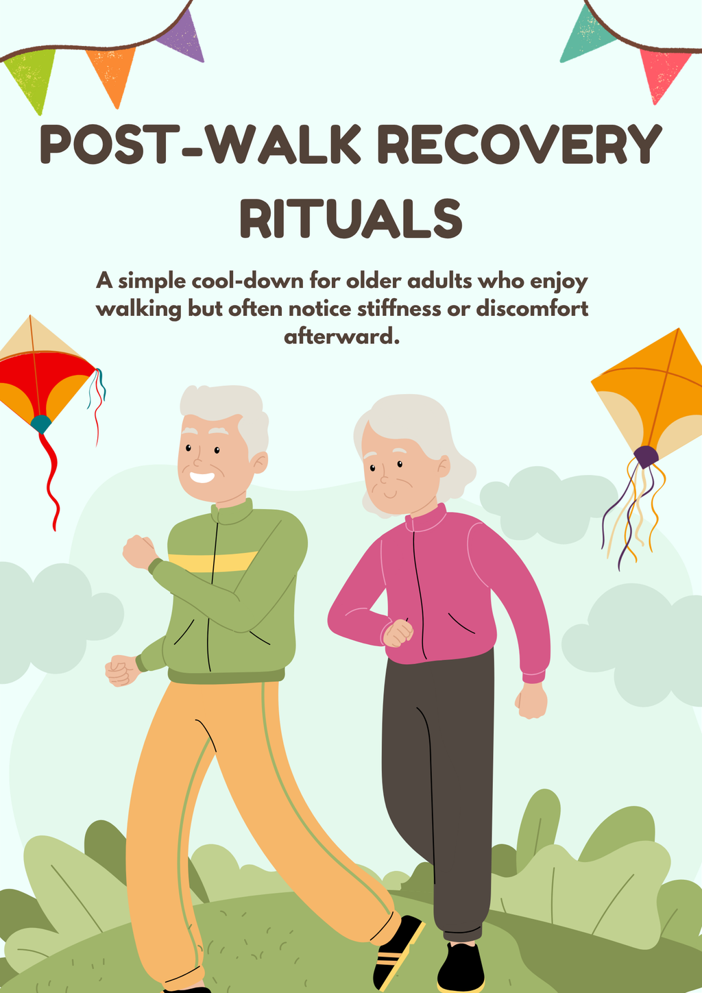 POST-WALK RECOVERY RITUALS 10-MINUTE MOBILITY GUIDE