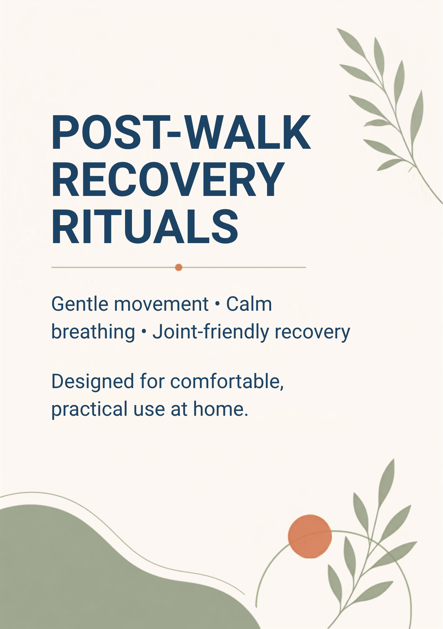 POST-WALK RECOVERY RITUALS 10-MINUTE MOBILITY GUIDE
