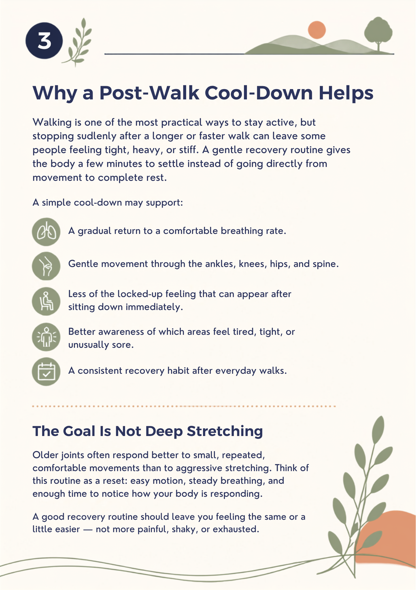 POST-WALK RECOVERY RITUALS 10-MINUTE MOBILITY GUIDE