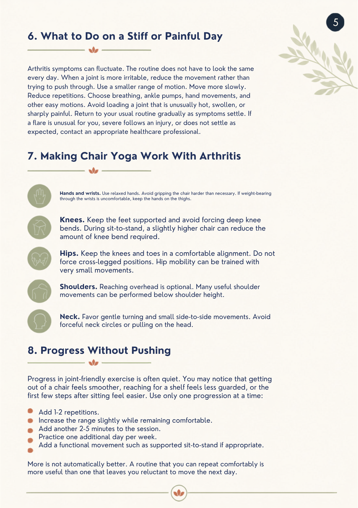CHAIR YOGA FOR JOINT MOBILITY